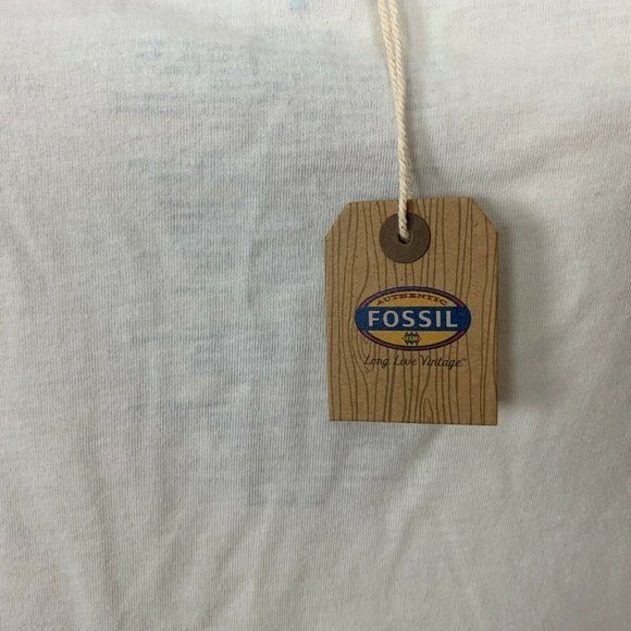 Fossil Printed Top Crew Neck Short Sleeve NWT - Picture 7 of 7